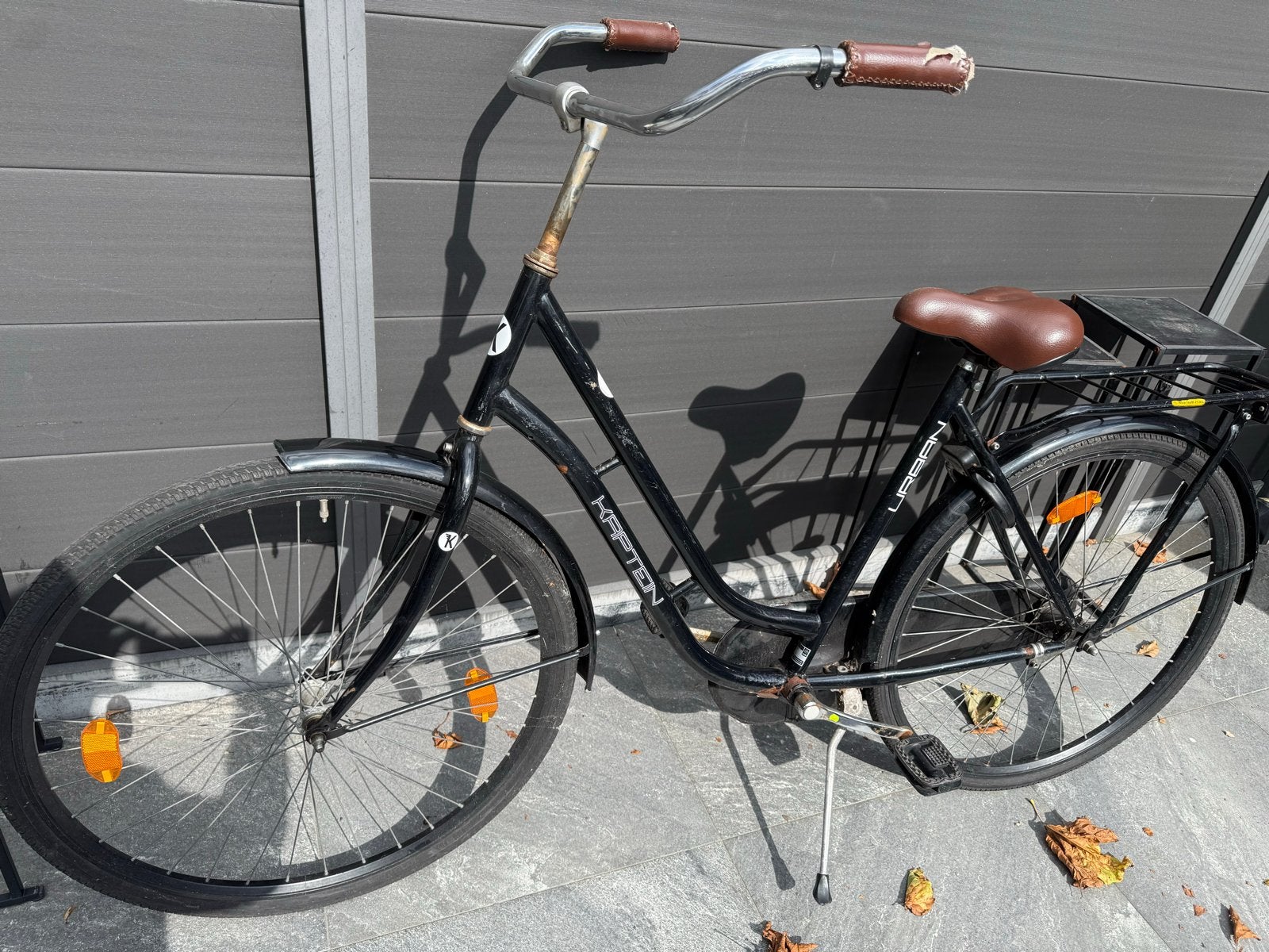 KAPTEIN Urban damesfiets - Zwart, gebruikt, Terugtraprem, 50 tot 53 cm, Ophalen, Overige merken