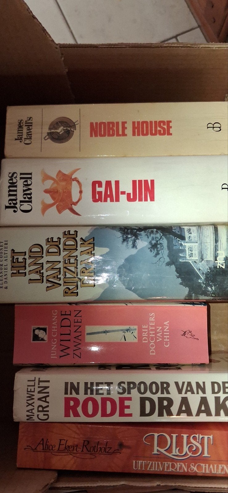 Boekenpakket: James Clavell, Jung Chang, Maxwell Grant, Boeken, Ophalen of Verzenden, Gelezen, James Clavell, Jung Chang, Maxwell Grant
