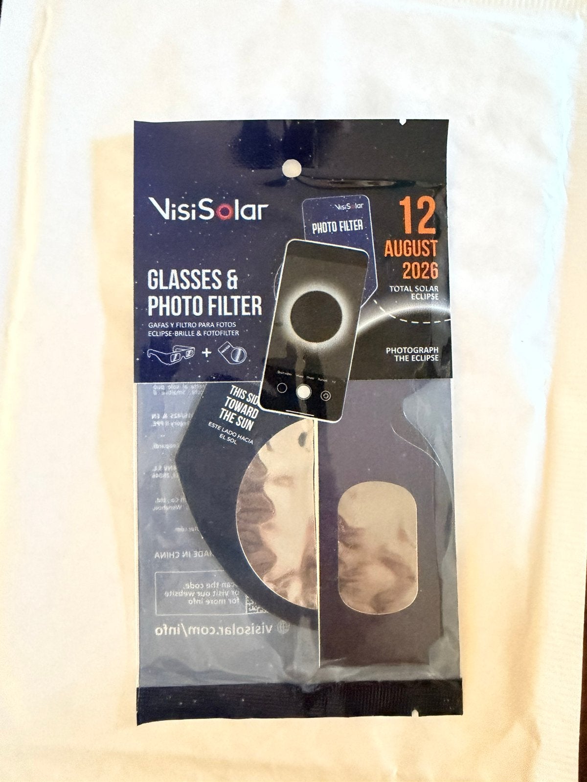 Eclipse bril voor filter voor je telefoon, Postzegels en Munten, Ophalen of Verzenden