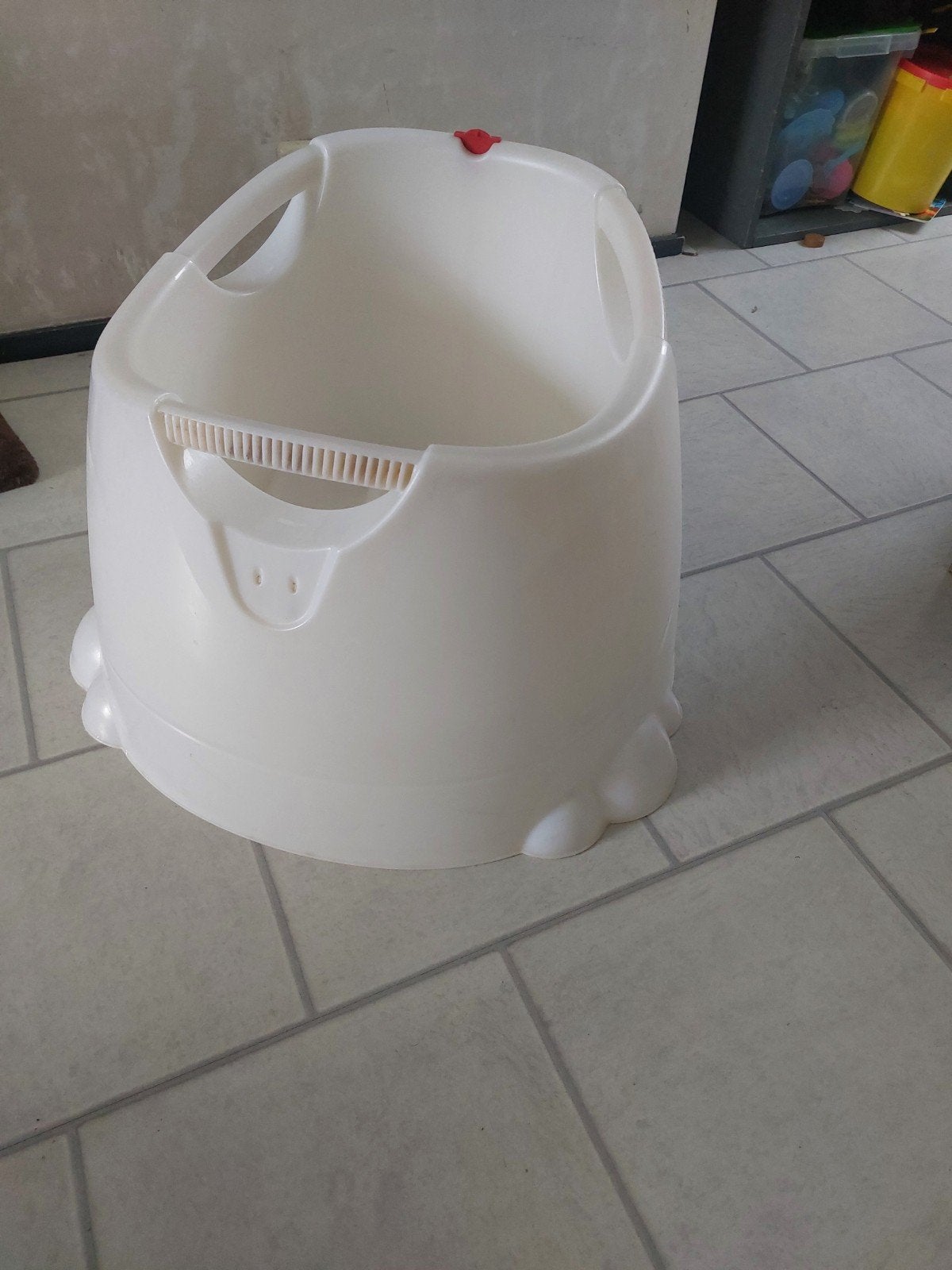 peuter zit badje  Wit, Kinderen en Baby's, Ophalen, Gebruikt, Badje, Overige merken