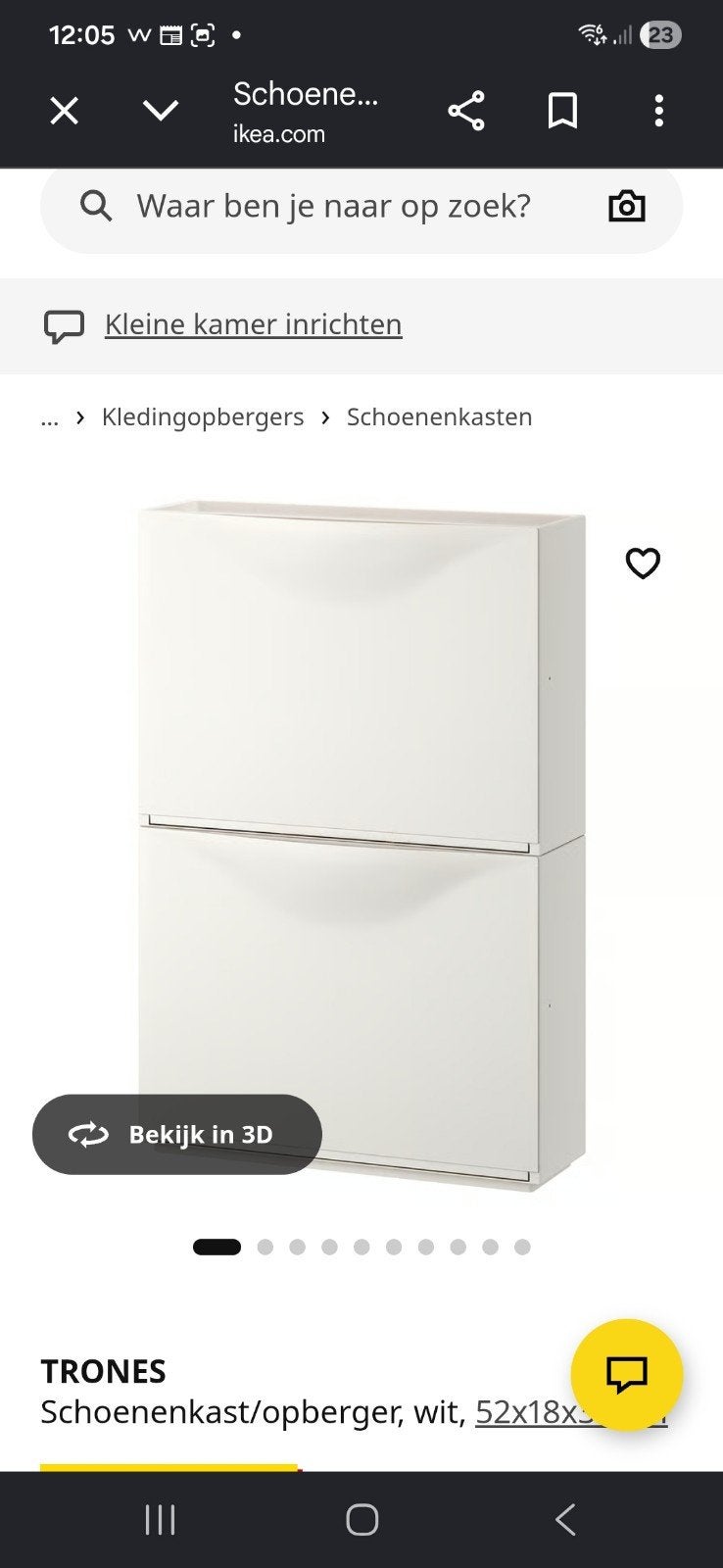 ikea trones schoenenkastjes, Huis en Inrichting, Kasten | Schoenenkasten, Ophalen, Nieuw
