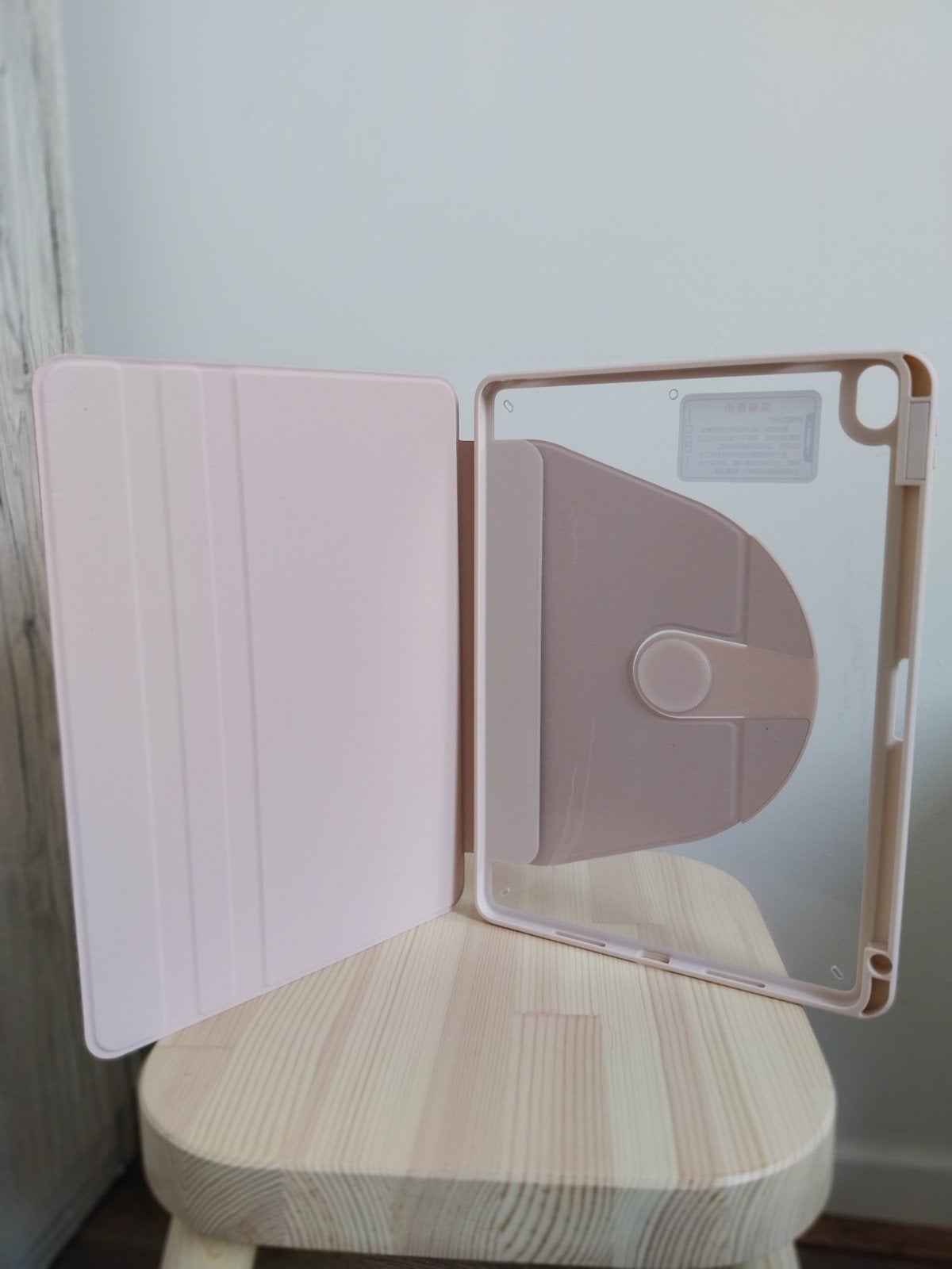 Pink Standing Case for Ipad Air 3 2019/pro 10.5, 10 inch, Nieuw, Bescherming voor- en achterkant, Ophalen of Verzenden