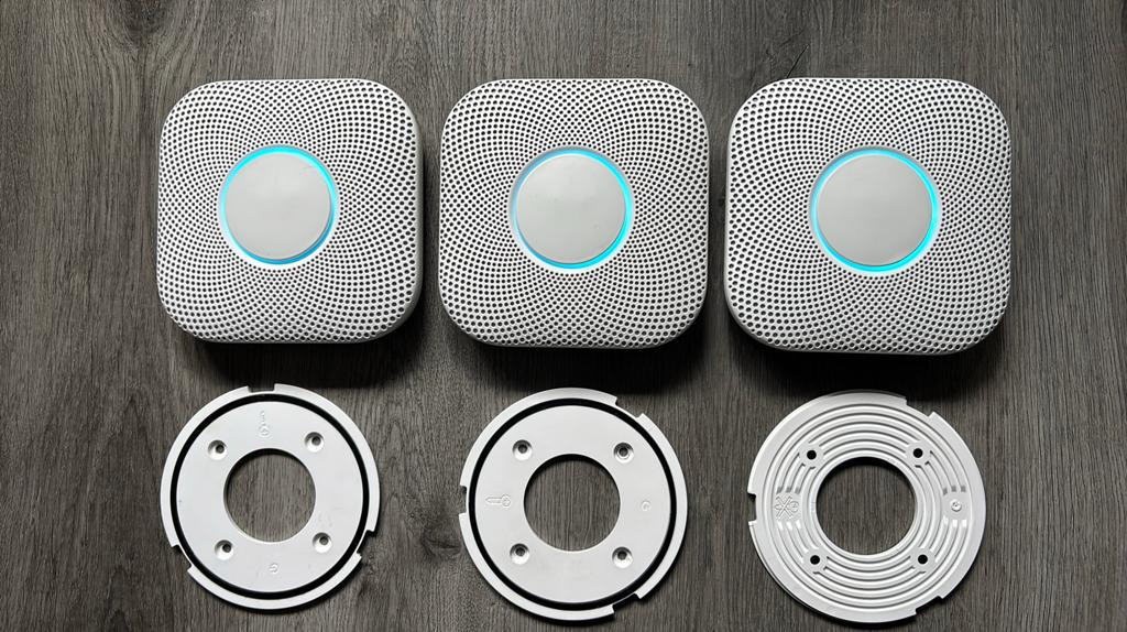 Google nest protect V2 batterij rook & koolmonoxide melder, Ophalen of Verzenden, Zo goed als nieuw, Detector, Sensor of Melder
