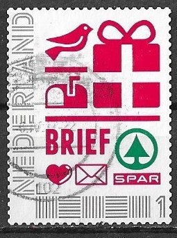 PERSOONLIJKE ZEGEL : SPAR GESTEMPELD, Ophalen of Verzenden, Na 1940, Gestempeld