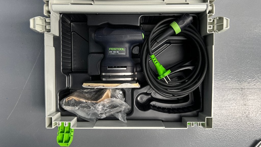 Deltaschuurmachine Festool DTS 400 EQ, Doe-het-zelf en Verbouw, Gereedschap | Schuurmachines, Ophalen of Verzenden, Gebruikt, Minder dan 600 watt