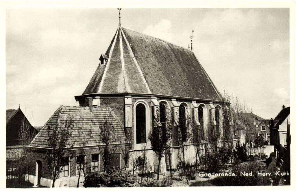 Goedereede, Ned. Herv. Kerk - ongelopen, Ophalen of Verzenden, 1960 tot 1980, Ongelopen, Zuid-Holland