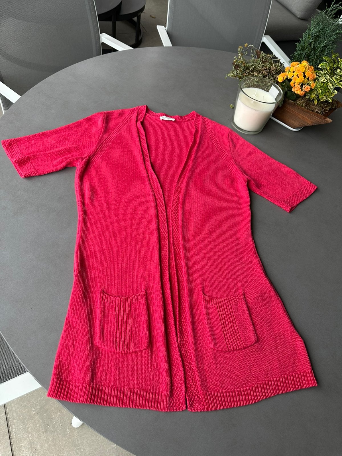 Roze 30% linnen Bonita vest, maat M, Maat 38/40 (M), Verzenden, Bonita, Roze