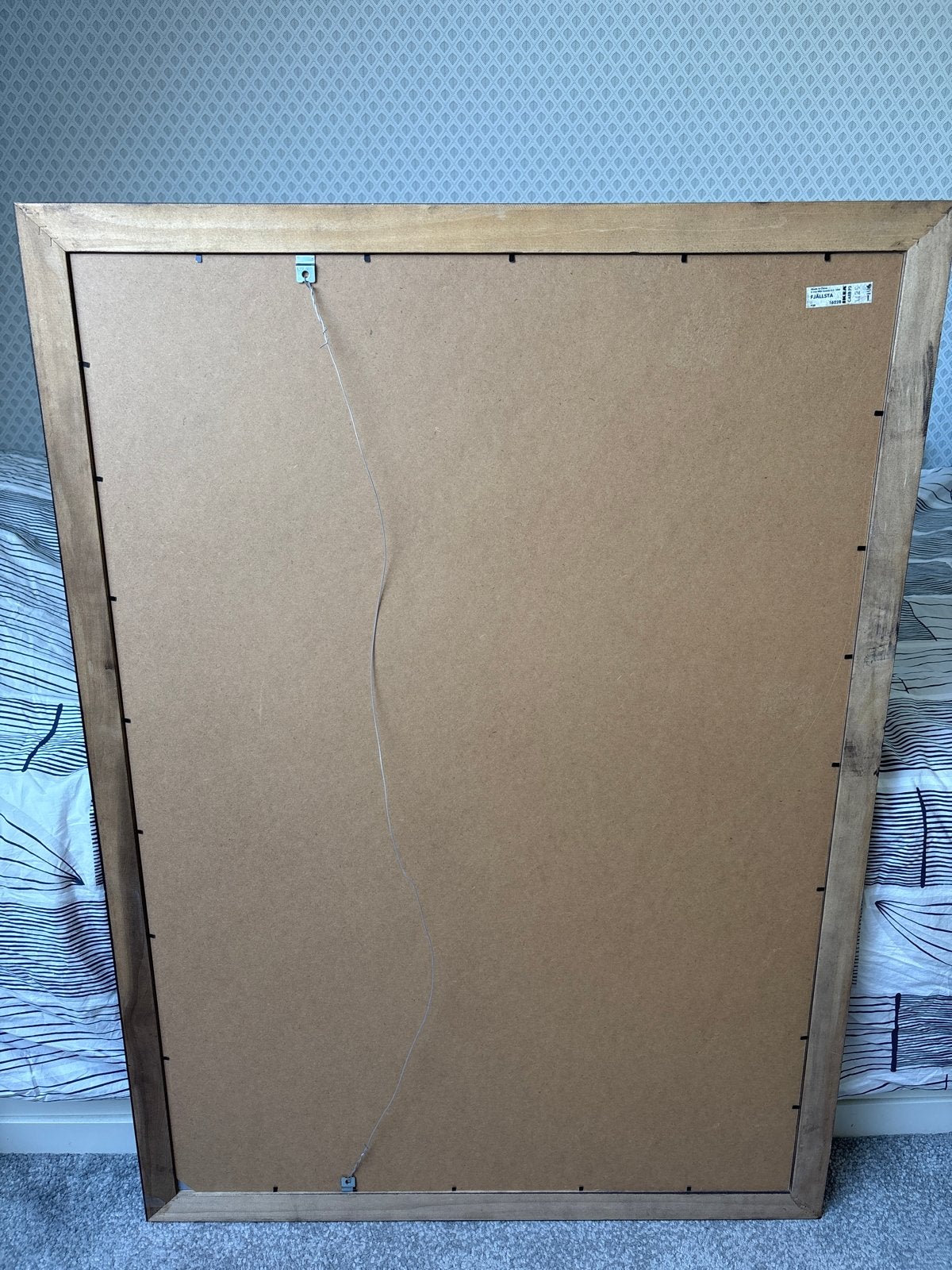 IKEA FJÄLLSTA Fotolijst Zwart 100x70cm, Gebruikt, Ophalen of Verzenden, 75 tot 100 cm, 75 cm of meer