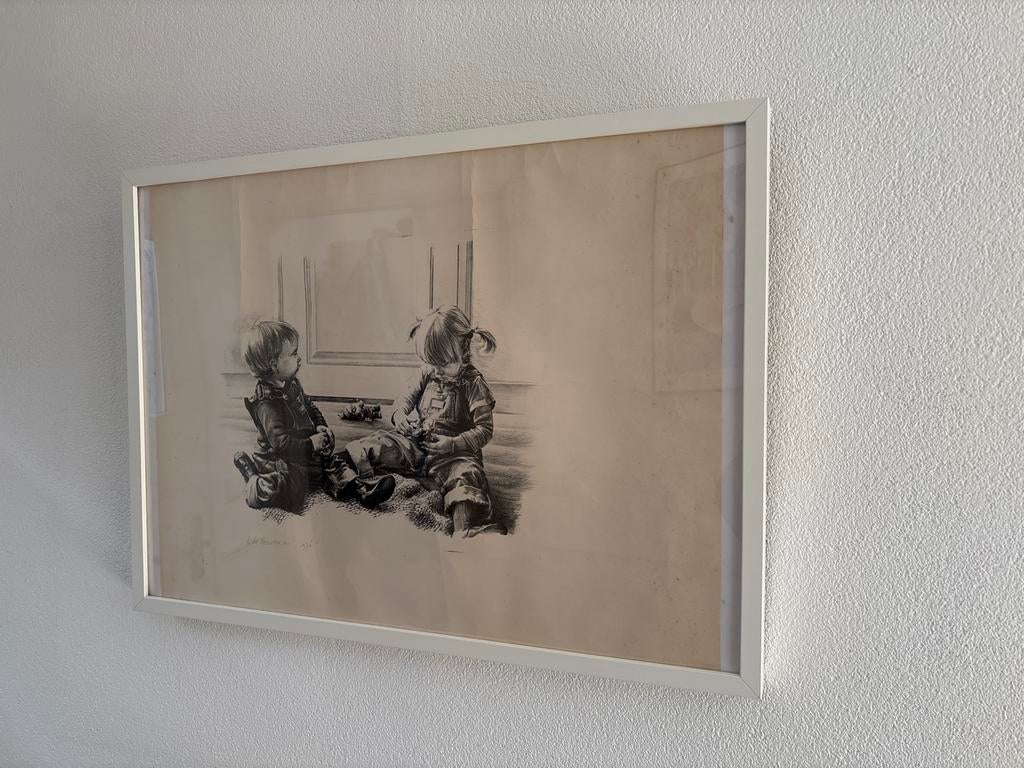 Dixy Boonstra tekening 1976, Antiek en Kunst, Ophalen of Verzenden