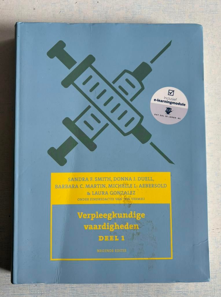 Verpleegkundige vaardigheden deel 1, Boeken, Ophalen of Verzenden, Zo goed als nieuw