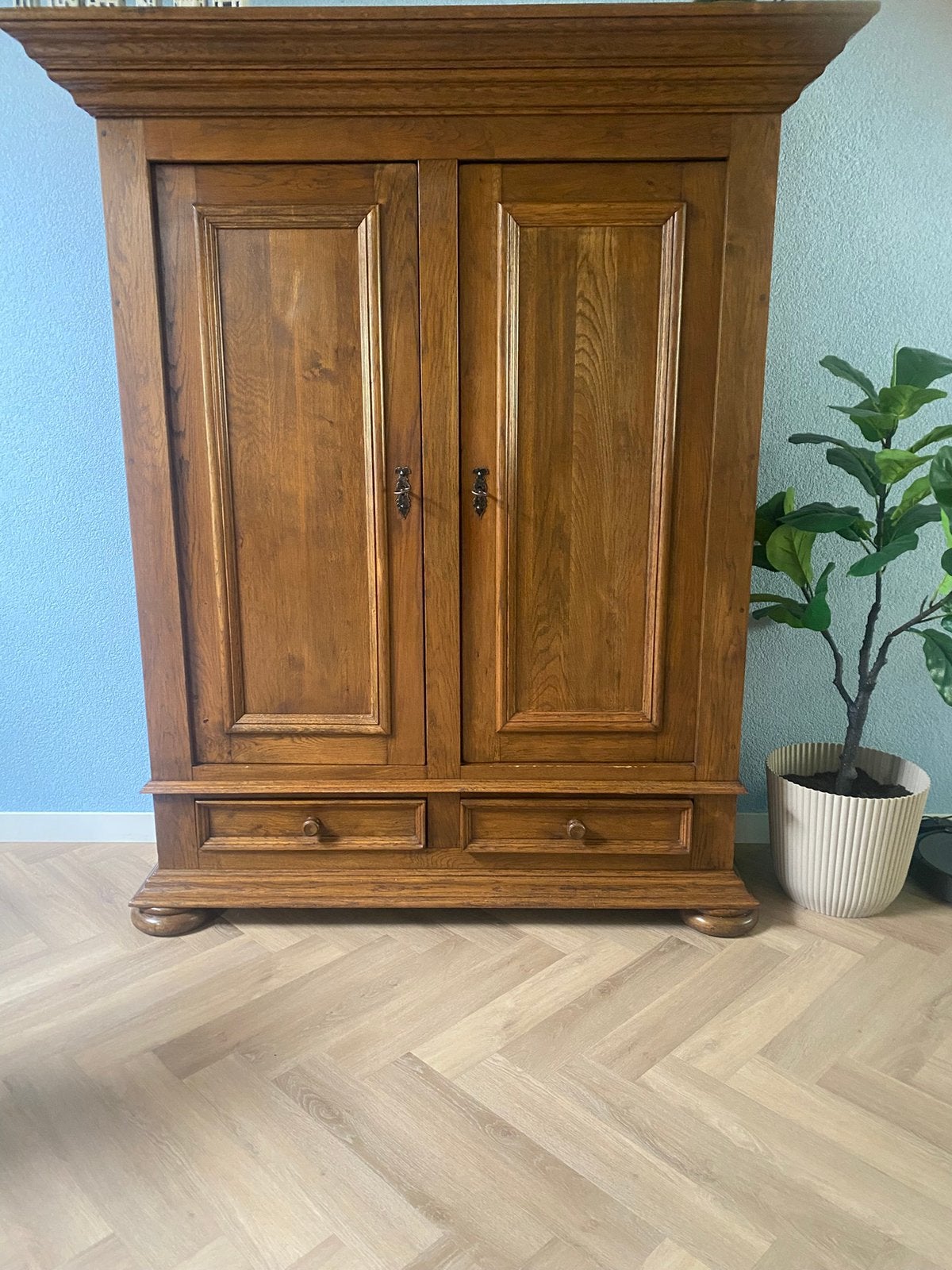 prachtige Japandi buffetkast, Ophalen, Japandi, 100 tot 150 cm, Eikenhout