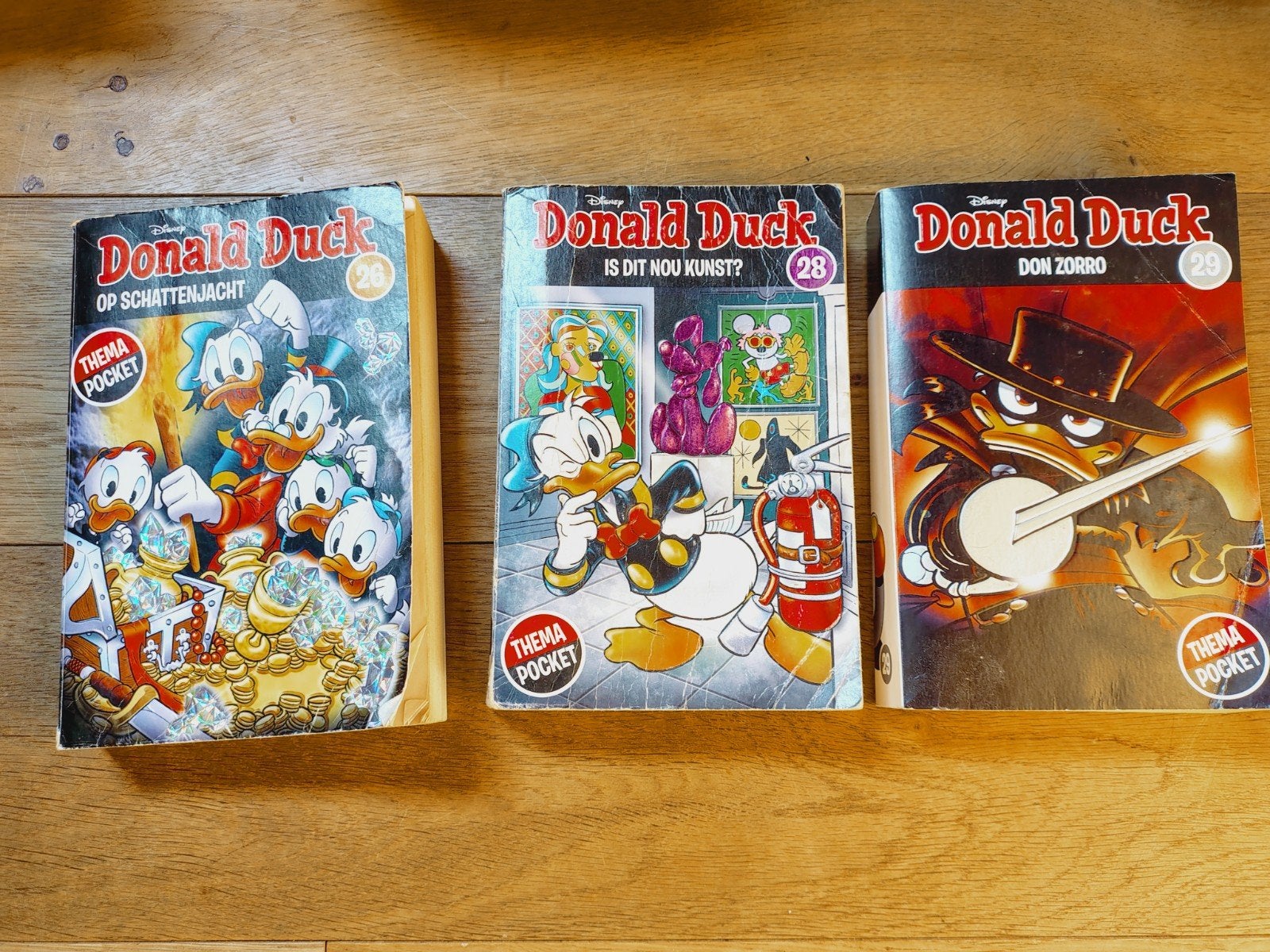 Donald Duck Thema Pockets, Meerdere comics, Ophalen of Verzenden, Gelezen, Europa