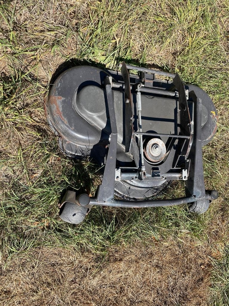 Maaidek husqvarna rider 93cm mulch, Ophalen, Cirkelmaaier, Mulchfunctie, Zo goed als nieuw
