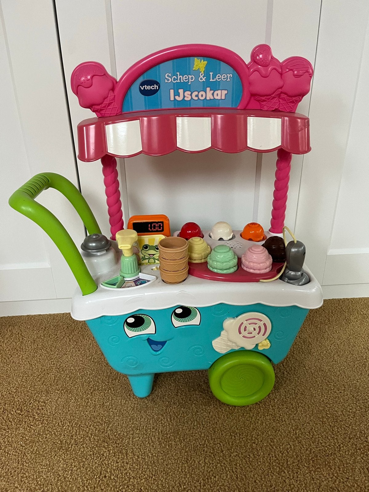Vtech Schep & Leer IJscokar - Compleet en Speelklaar, Ophalen, Zo goed als nieuw, Jongen of Meisje
