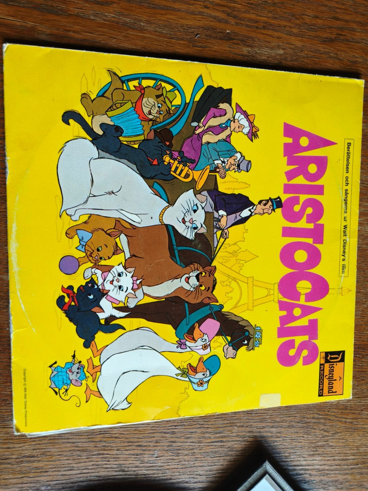 Disney's Aristocats LP - Klassieke soundtrack, Cd's en Dvd's, LP, Gebruikt, Overige genres, Ophalen of Verzenden