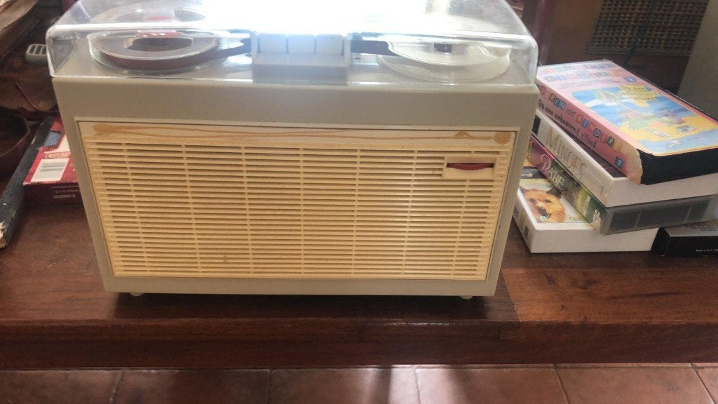 potable philips bandrecordertje 3514/00, Ophalen of Verzenden, Bandrecorder, Met stofkap