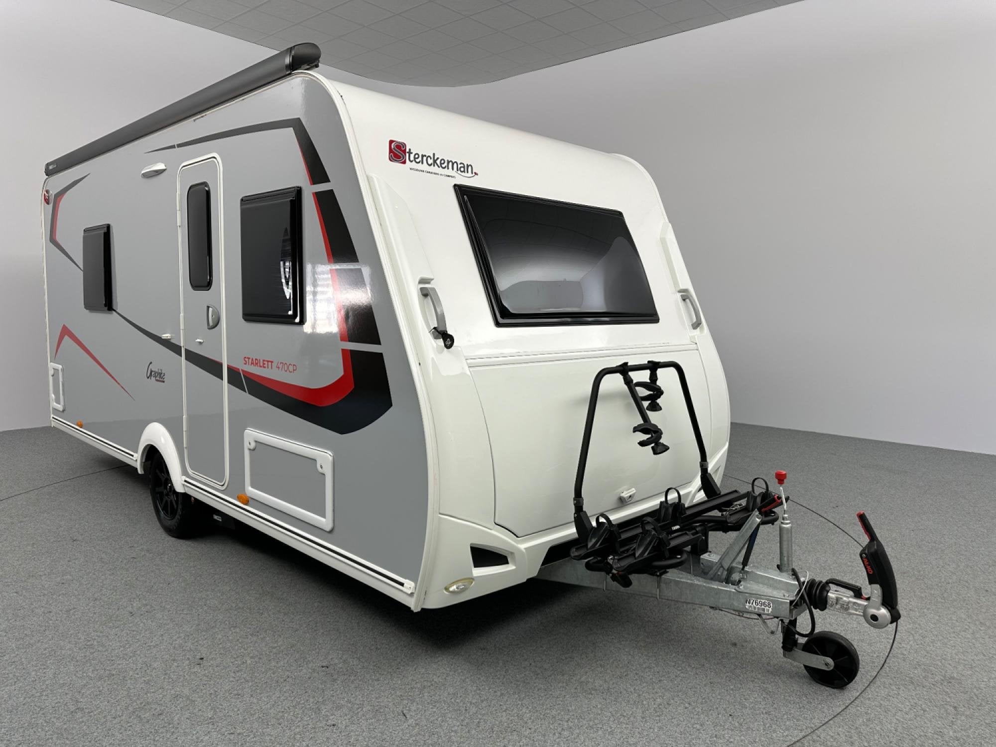 Sterckeman Starlett Graphite 470 CP Cassetteluifel Mover, Vast bed, Sterckeman, Rondzit, Bedrijf