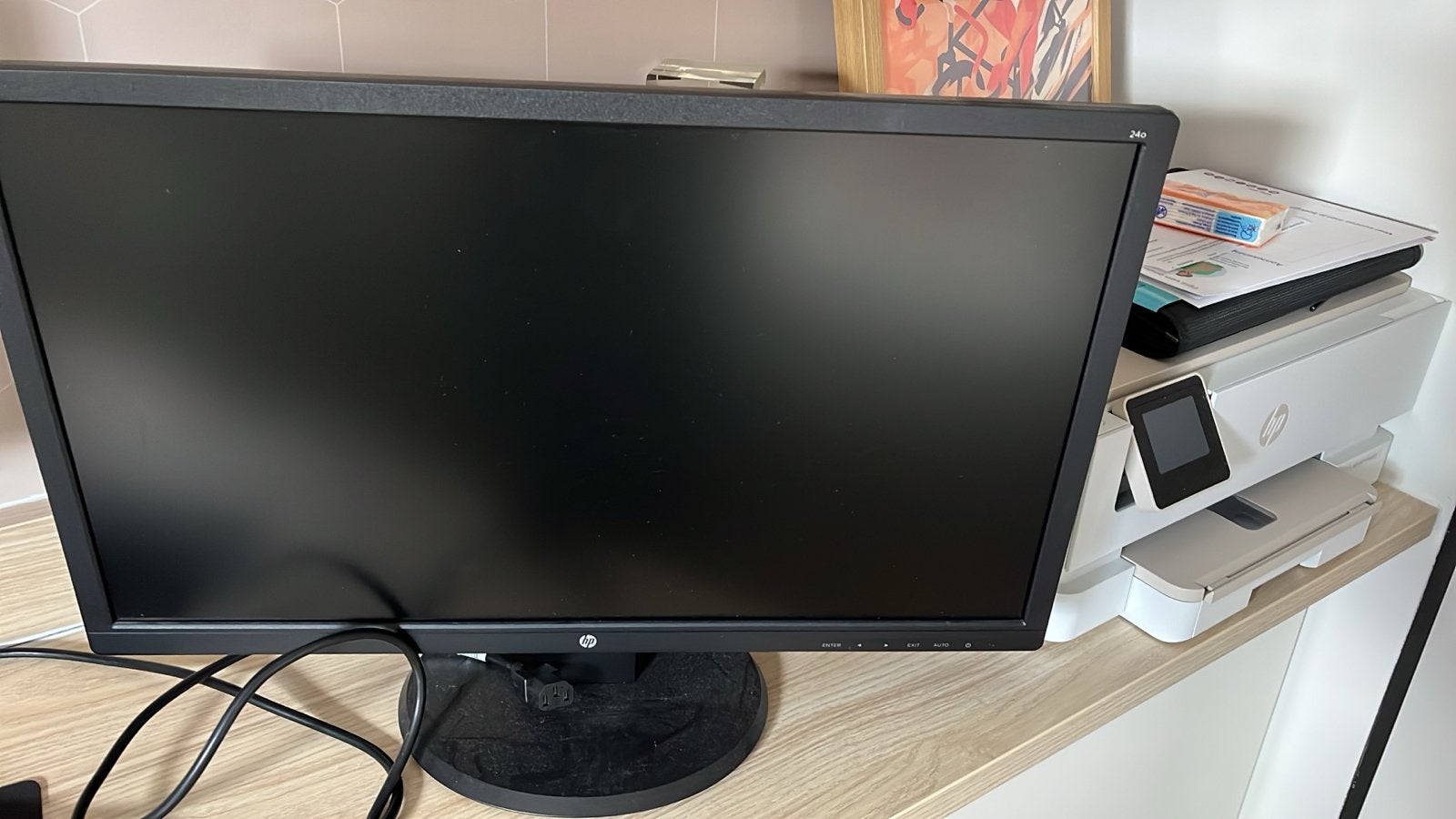 HP 24o Monitor - Full HD Gaming Monitor, Computers en Software, HDMI, Kantelbaar, Full HD, Zo goed als nieuw