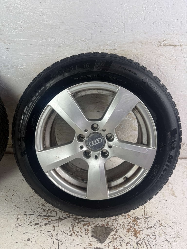 Originele Audi A4 A6 velgen 16" 5x112 winter 8mm Caddy Skoda, Niet ingevuld, Gebruikt, 16 inch, Banden en Velgen