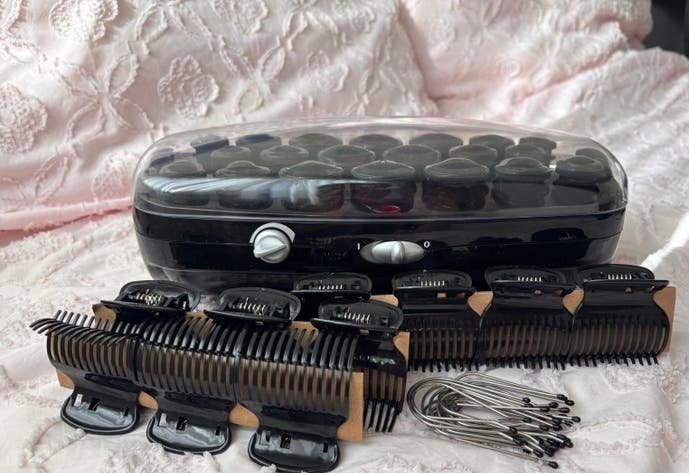 Babyliss - Thermo Ceramic Rollers Krulset, Ophalen of Verzenden, Zo goed als nieuw, Krultang of Stijltang