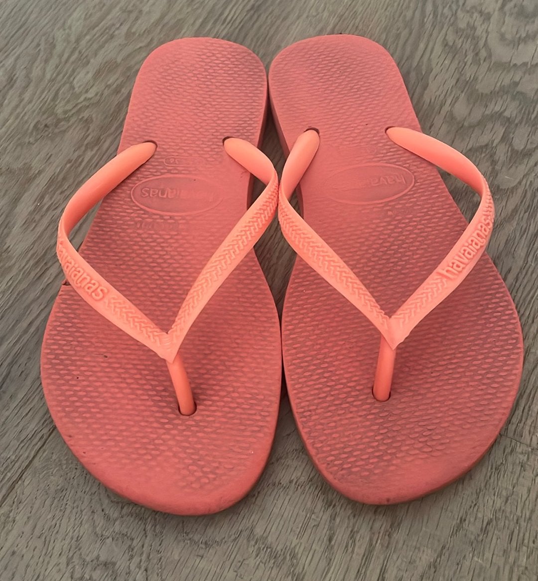 Havaianas slippers flip flops slim fit maat 35/36 meisje, Meisje, Overige typen, Ophalen of Verzenden, Zo goed als nieuw