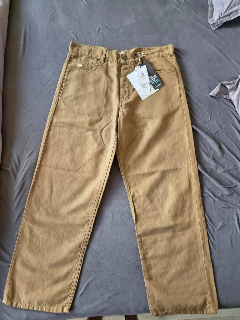 CP Company Lichtbruine Broek Maat 48 Loose Fit, Kleding | Heren, CP Company, Bruin, Maat 48/50 (M), Nieuw