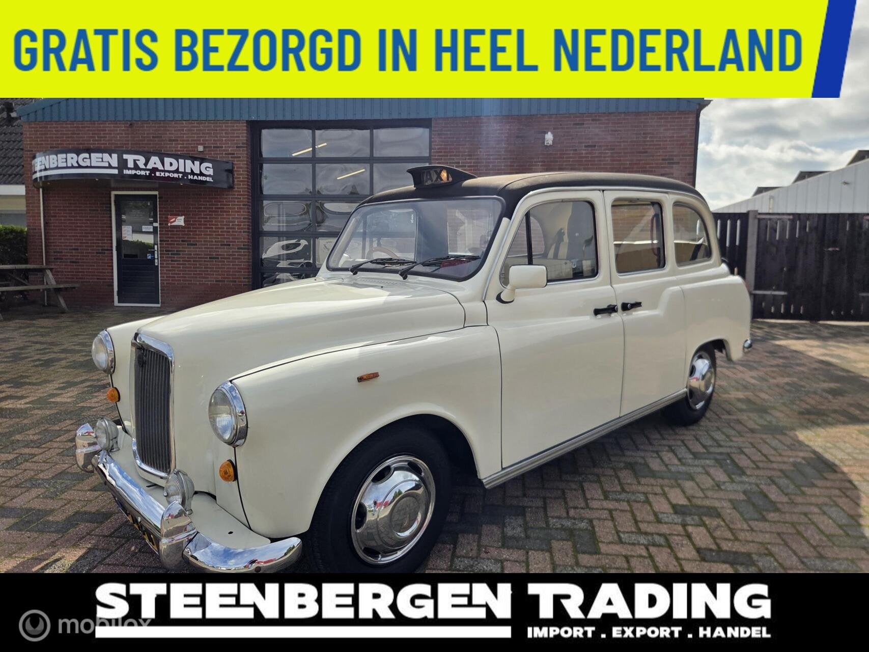 Austin Carbodies Taxi FX4 LONDON CAB/ENGELSE TAXI, Euro 2, Gebruikt, Wit, Bedrijf