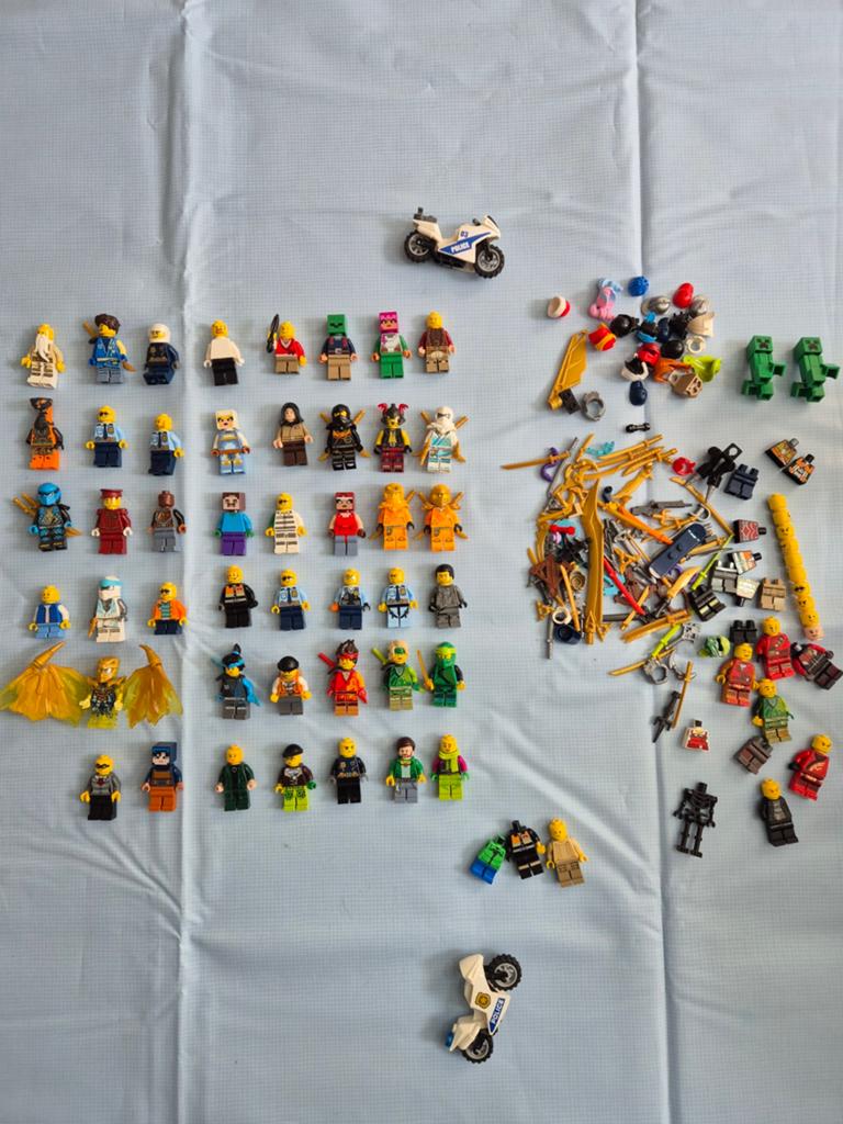 LEGO Ninjago Minifiguren Lot Minecraft + Accessoires, Ophalen of Verzenden