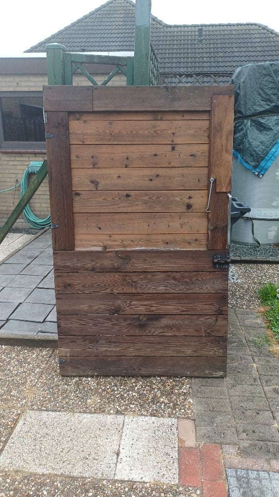 Gratis deur/poort, Gebruikt, Minder dan 200 cm, Buitendeur, Hout
