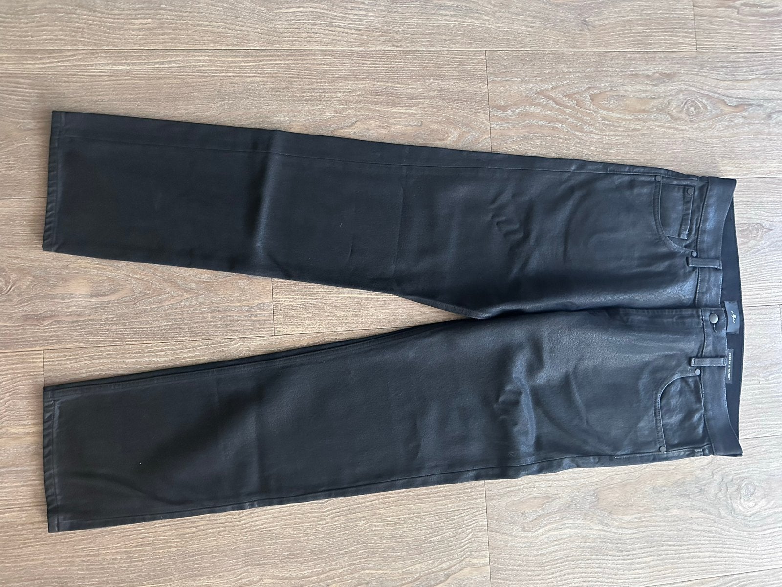 7 For All Mankind Modern Straight Jeans W32 Zwart, Ophalen of Verzenden, Zo goed als nieuw, Zwart, W32 (confectie 46) of kleiner