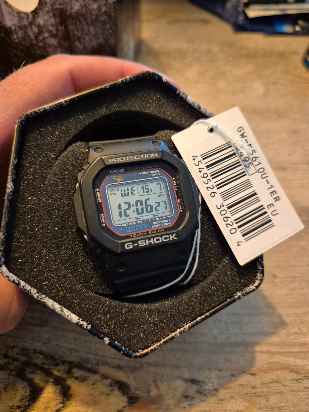 Casio G-Shock GW-M5610U-1ER Polshorloge - Nieuw in doos, Casio, Kunststof, Nieuw, Kunststof