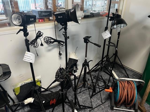Studioflitsers en statieven, Ophalen, Lamp of Flitsset, Gebruikt, Falcon eyes