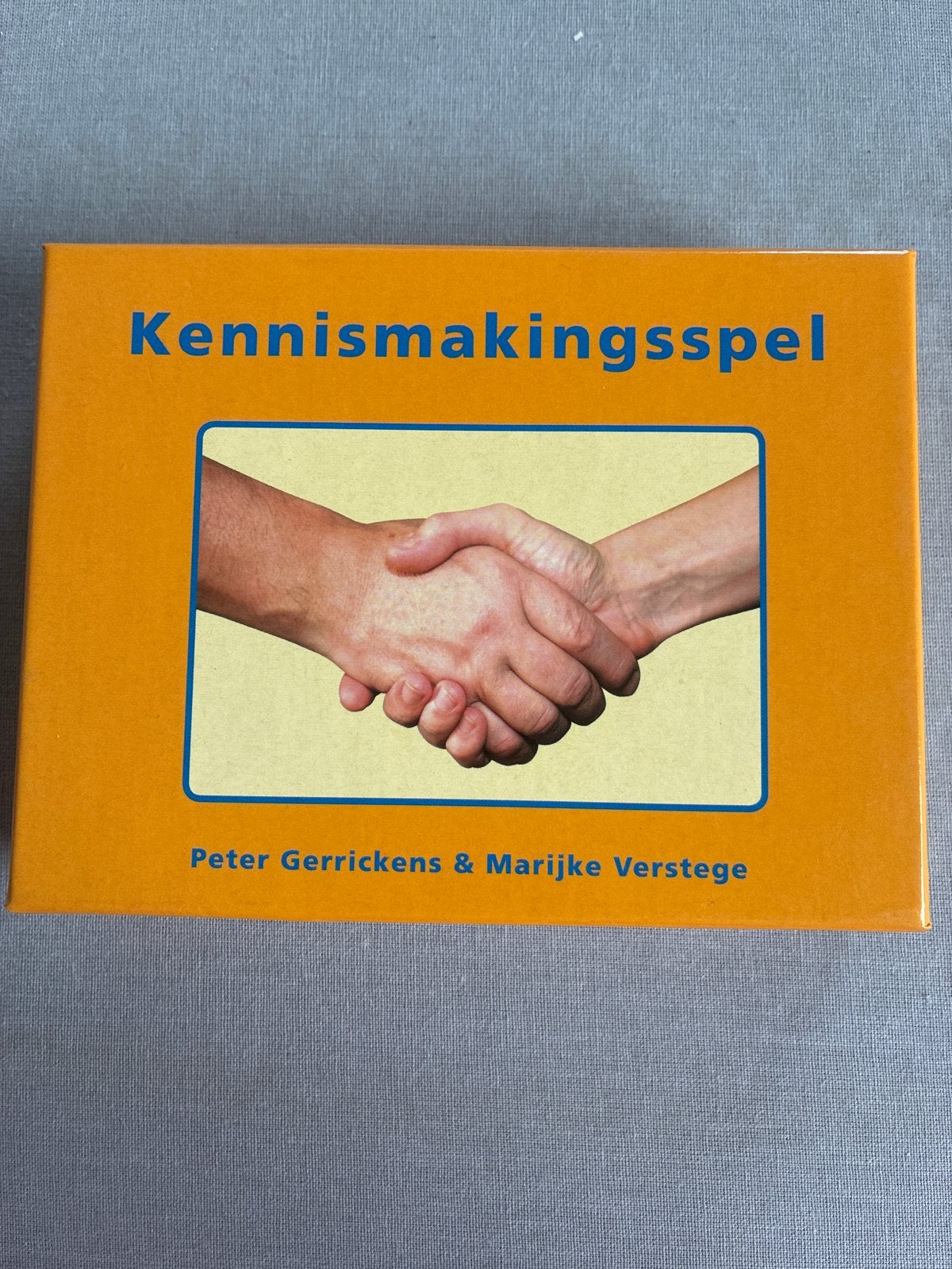 Kennismakingsspel - Peter Gerrickens & Marijke Verstege, Drie of vier spelers, Ophalen of Verzenden, Zo goed als nieuw