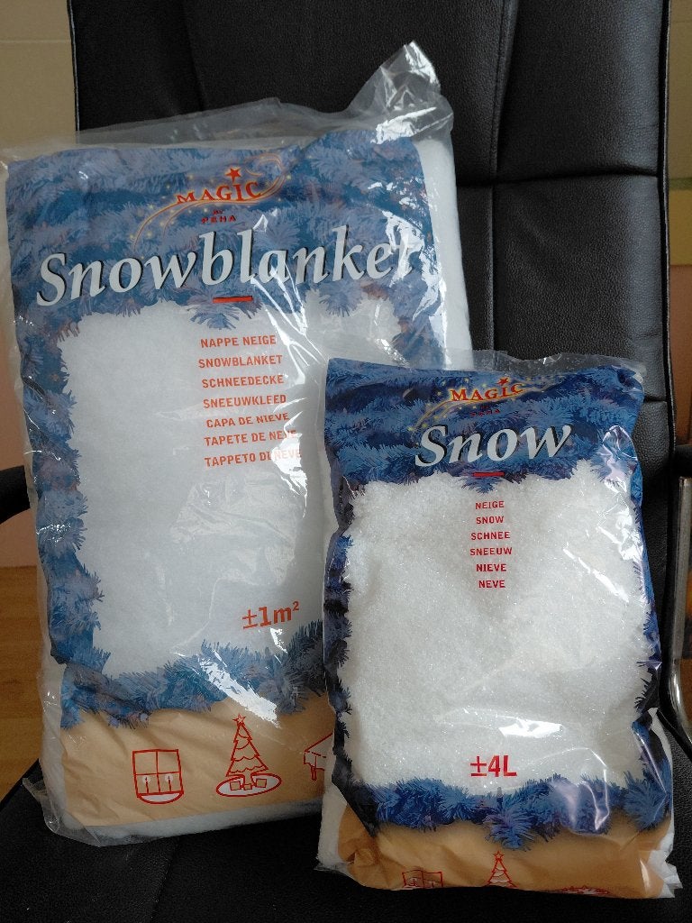 Kerstdorp; aankleding en ruwbouw, Ophalen, Gebruikt