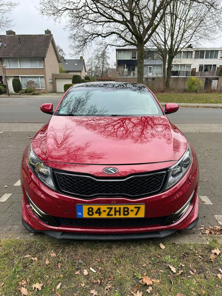 Kia Optima 2.0 CWT Hybrid 110KW 2012 Rood, 4 cilinders, Optima, Origineel Nederlands, 19 km/l