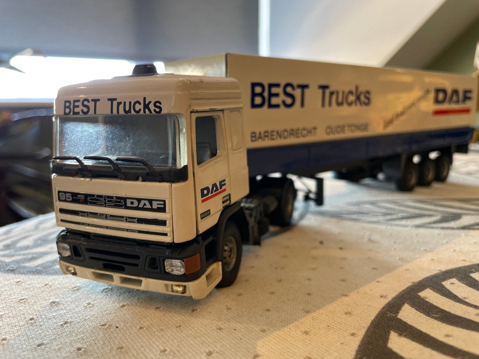 Tekno DAF 95 400 ATI schaalmodel 1:50 - BEST Trucks, Ophalen of Verzenden, Gebruikt, Bus of Vrachtwagen