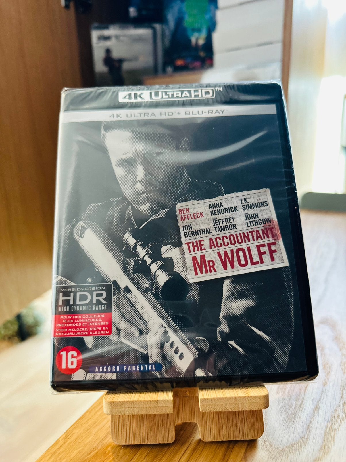 The Accountant Mr Wolff (2016) 4K UHD Blu-ray (NL Uitgave), Inclusief extra's, Vanaf 16 jaar, Film, Ophalen of Verzenden