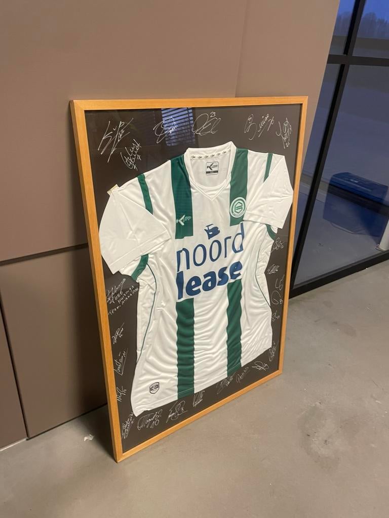 Uniek fc groningen item met handtekeningen, Maat XL, Ophalen of Verzenden, Zo goed als nieuw, Shirt