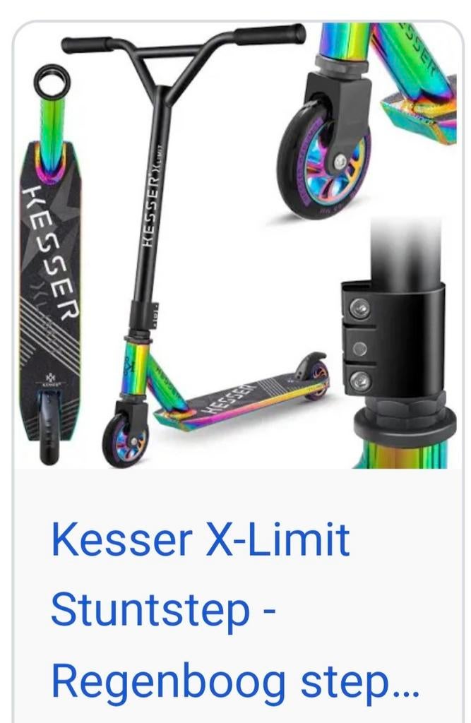 Stuntstep Kesser X-Limit step, Fietsen en Brommers, Steps, Ophalen, Gebruikt, Gewone step