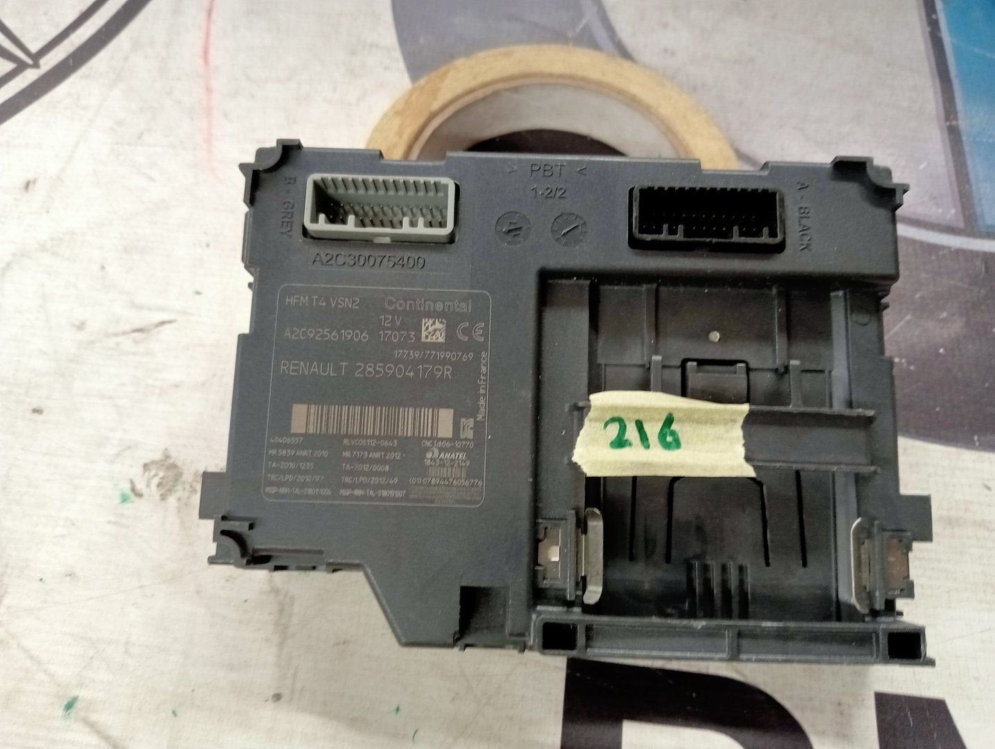 Kontaktslot  van een Renault Clio, Gebruikt, -, Renault, -