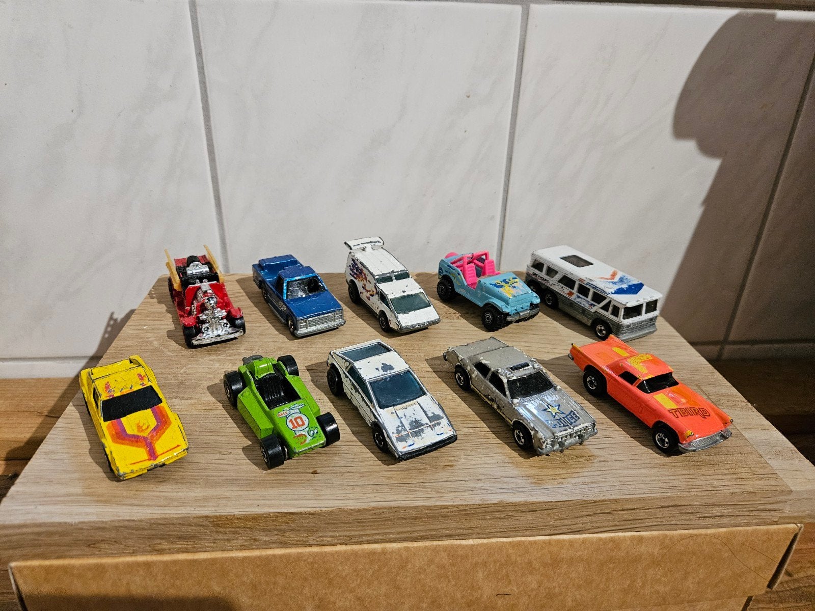 10 Hotwheels Hot Wheels oude modellen, Ophalen of Verzenden, Auto