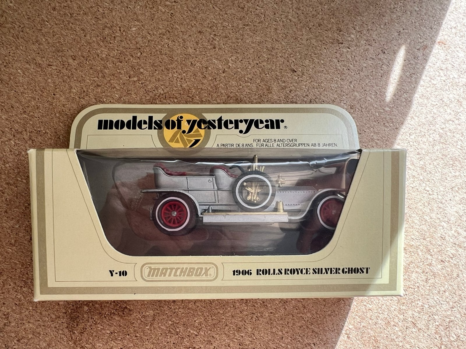 Matchbox Models of Yesteryear Y-10 1906 Rolls Royce Silver G, Ophalen of Verzenden, Zo goed als nieuw, Auto, Overige merken