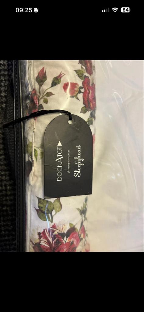 DockATot Sleepyhead babynestje met bloemenprint, Ophalen of Verzenden, Gebruikt, Overige typen
