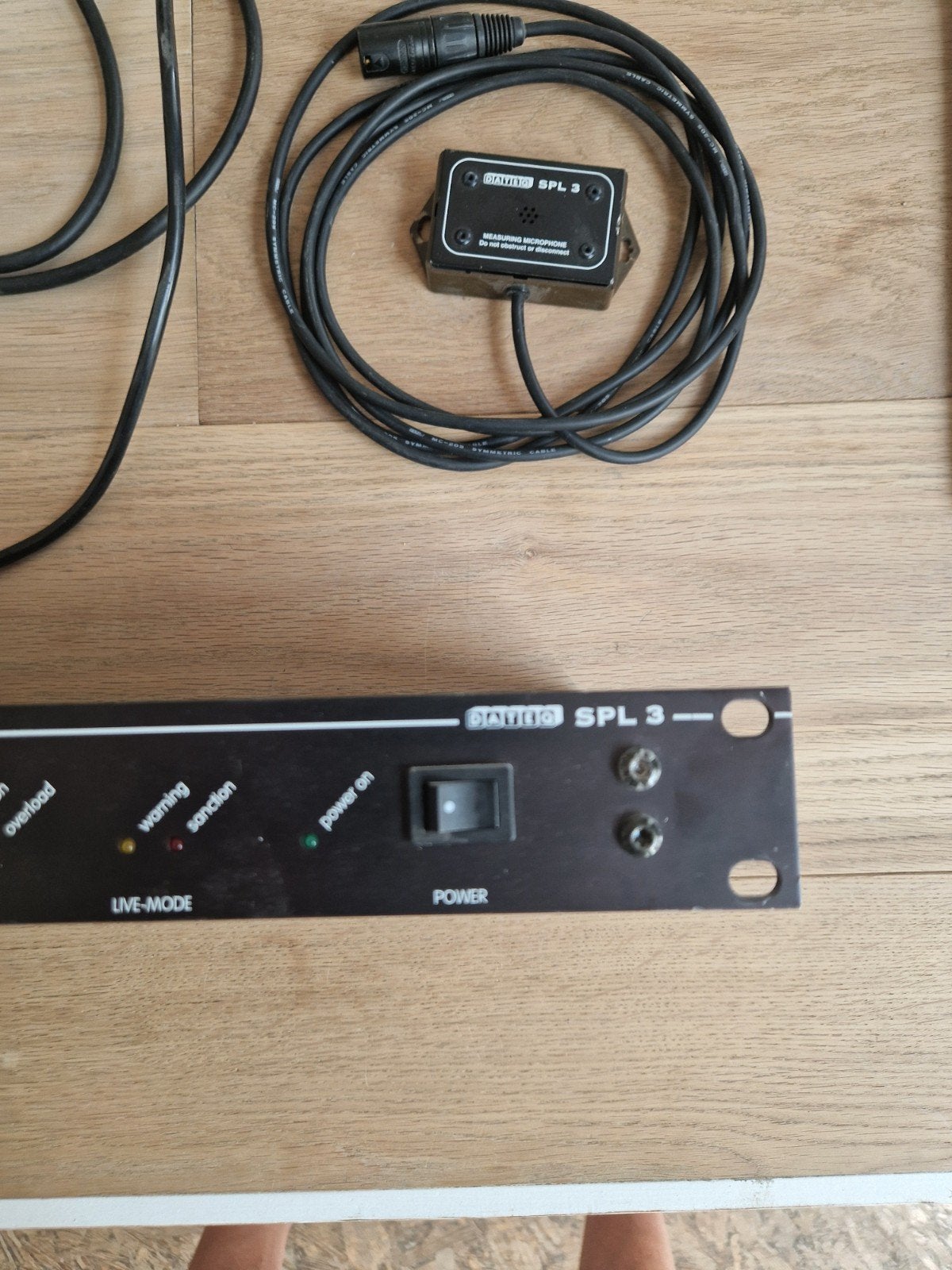 Dateq SPL 3 Limiter + meetmicrofoon + ext reductie indicator, Ophalen of Verzenden, Zo goed als nieuw, Audio