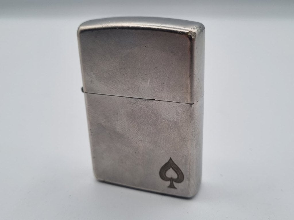 Zippo Ace Of Spades 2017 Aansteker, Verzamelen, Verzenden, Gebruikt, Aansteker