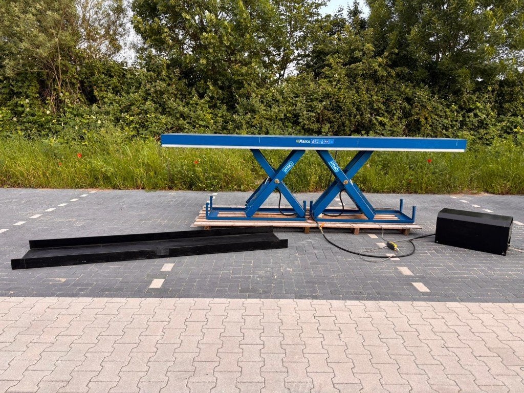 HYMO schaarheftafel 1000kg, Ophalen, Gebruikt, 170 cm of meer, Inklapbaar