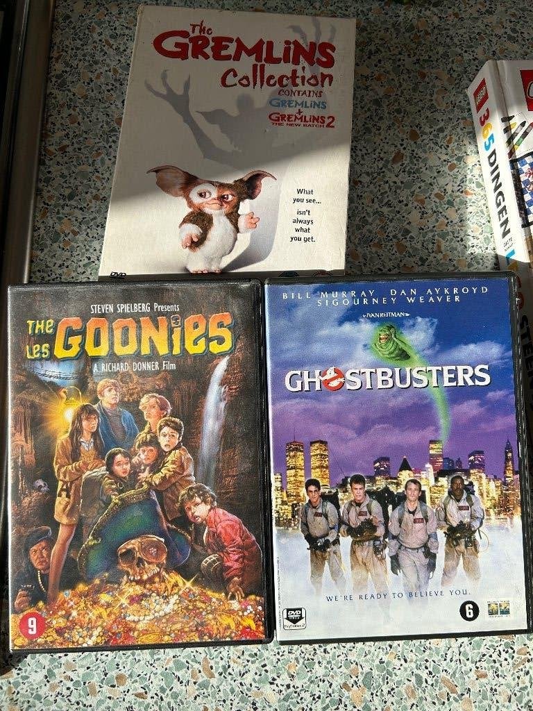Dvd 80s collectie gremlins 1+2, Ghostbusters, the Goonies, Ophalen, Gebruikt, Overige genres, Nederlands