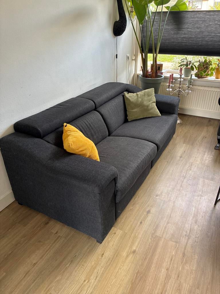 Comfortabele bank en fauteuil met relaxfunctie, Ophalen, Gebruikt, Tweepersoons, 75 tot 100 cm