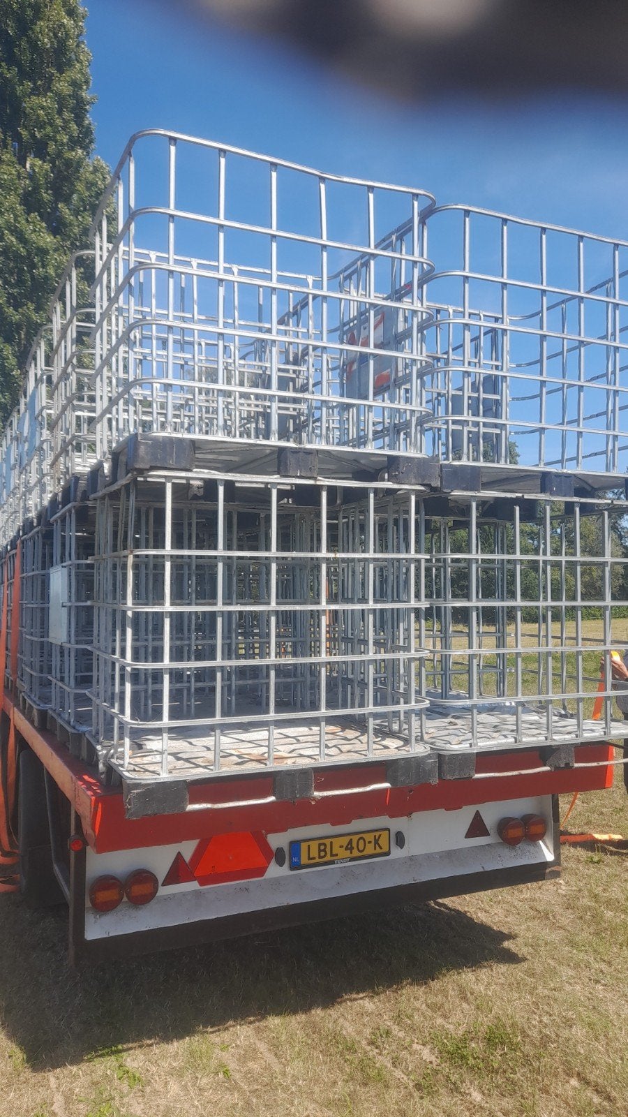 ibc kratten, Minder dan 3 m³, Ophalen