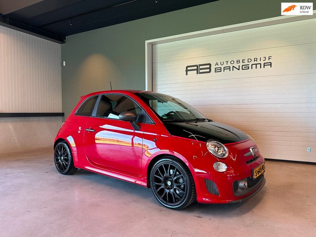 Fiat 500 1.4 T-Jet ABARTH COMPETIZIONE AUTOMAAT 180pk!|CLIMA, Auto's, Fiat, Stof, Met garantie (alle), 4 stoelen, Bedrijf